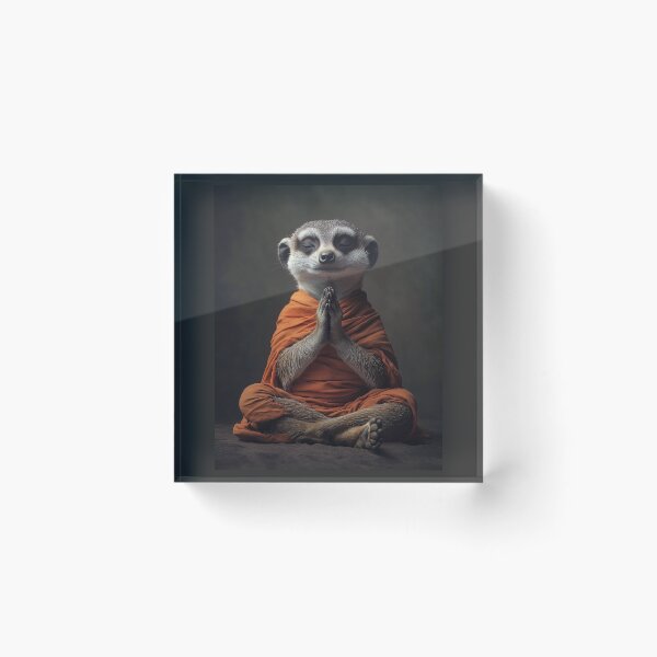Item preview, Meditating Meerkat designed and sold by peterlawrence13.