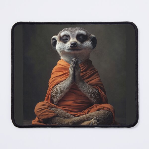 Item preview, Meditating Meerkat designed and sold by peterlawrence13.