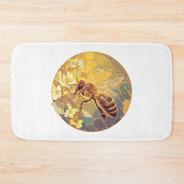 Item preview, Cute Honey Bee Illustration designed and sold by SMARTKIT  DESIGNAGENCY.