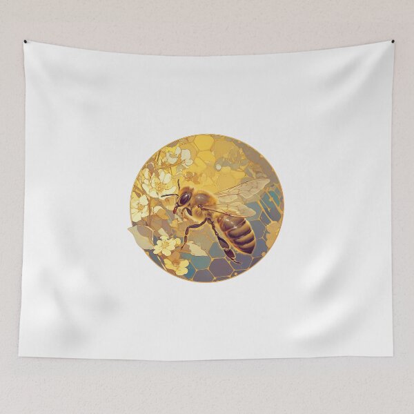 Item preview, Cute Honey Bee Illustration designed and sold by SMARTKIT  DESIGNAGENCY.