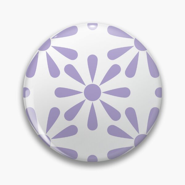 Item preview, Soft Lavender Purple and White Daisy Floral Polka Dot designed and sold by GenAumonier.