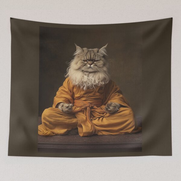 Item preview, Meditating Persian Cat designed and sold by peterlawrence13.