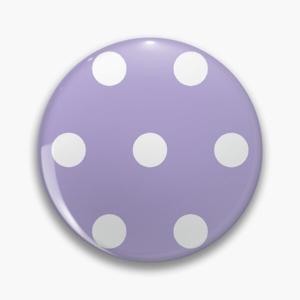 Item preview, White and Soft Lavender Purple Textured Polka Dot Grid  designed and sold by GenAumonier.