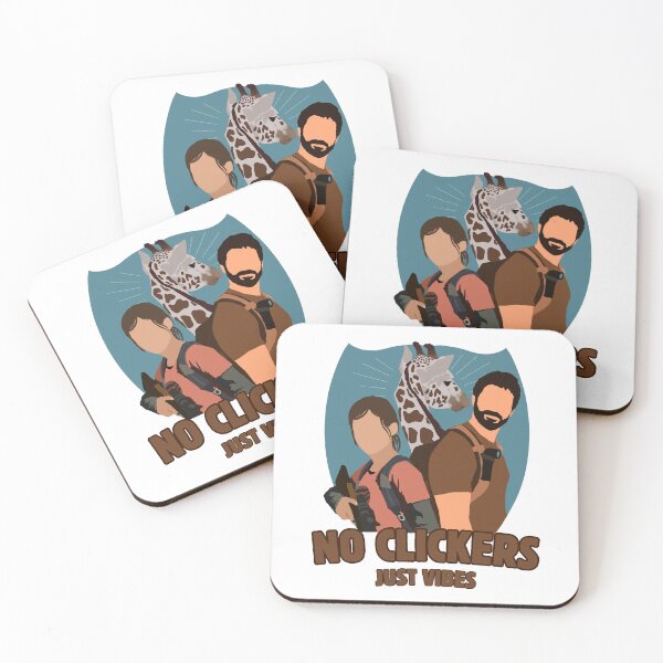 Item preview, No Clickers Just Vibes - Zombies, Tvshow, Clickers, Illustration, Pedro Pascal, Dead designed and sold by Maviartig.