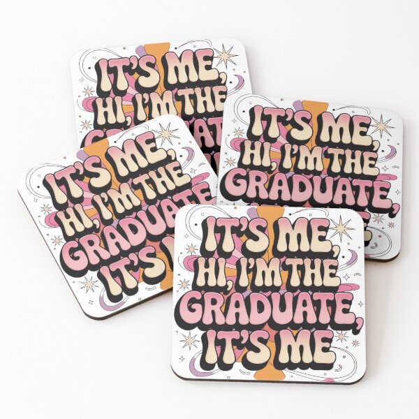Item preview, It's Me, I'm the Graduate – Funny Retro Graduation Quote  designed and sold by MABROTH.