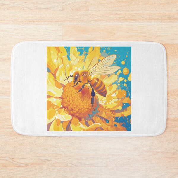 Item preview, Cute Honey Bee Illustration designed and sold by SMARTKIT  DESIGNAGENCY.