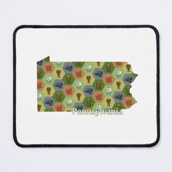 Item preview, Classic Board Game Resource Map of Pennsylvania with State Name designed and sold by adamkenney.
