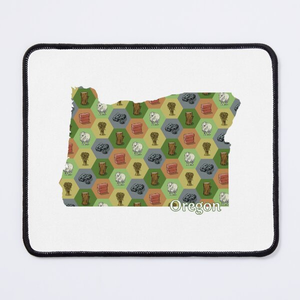 Item preview, Classic Board Game Resource Map of Oregon with State Name designed and sold by adamkenney.