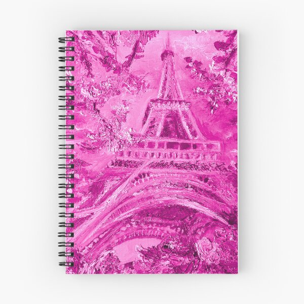 Item preview, Pink Underneath the Eiffel Tower – Pink in Paris Oil Painting designed and sold by larrypnts.