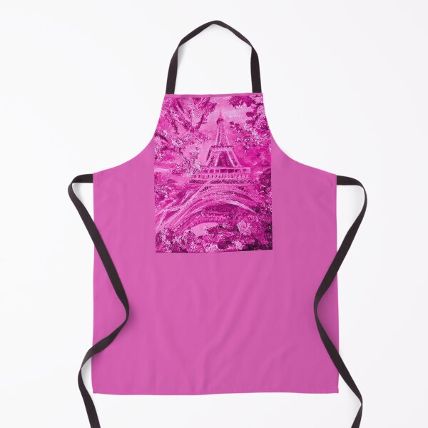 Item preview, Pink Underneath the Eiffel Tower – Pink in Paris Oil Painting designed and sold by larrypnts.