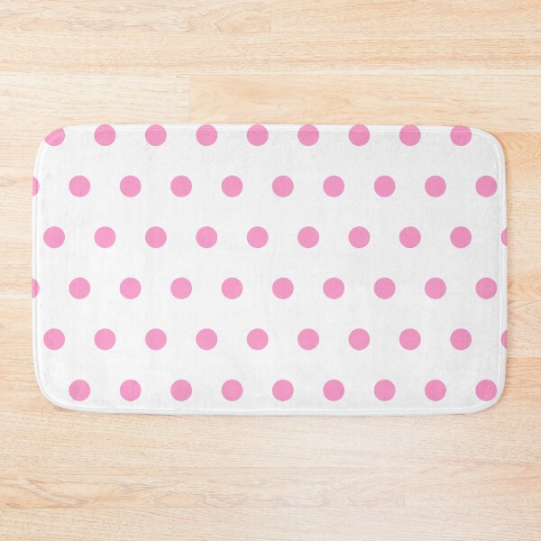 Item preview, Soft Rose Petal Pink and White Textured Polka Dot Grid designed and sold by GenAumonier.