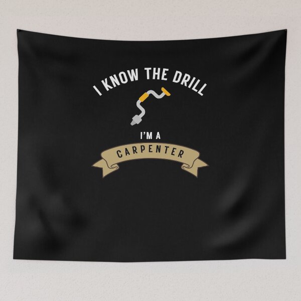 Item preview, I know the drill I'm a carpenter designed and sold by Nikodemusdesign.
