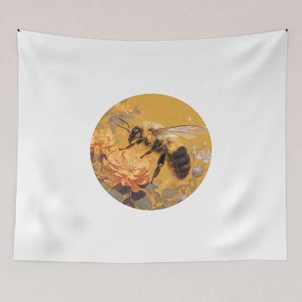 Item preview, Cute Honey Bee Illustration designed and sold by SMARTKIT  DESIGNAGENCY.