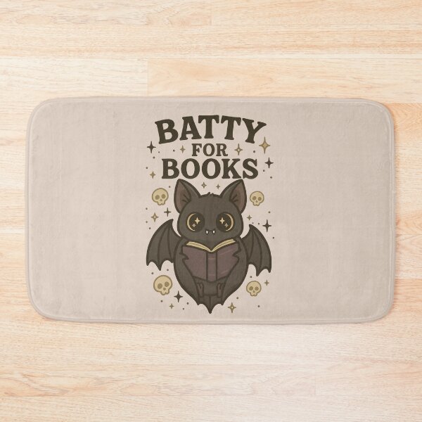 Item preview, Cute Kawaii Bat Reading – Funny Book Lover Quote Design designed and sold by Fantasy Cache.