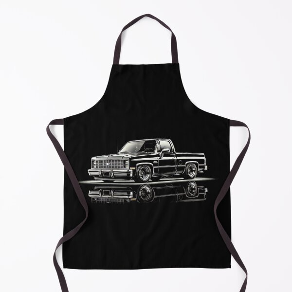 Item preview, Black Squarebody Truck designed and sold by TheArtOfCar.