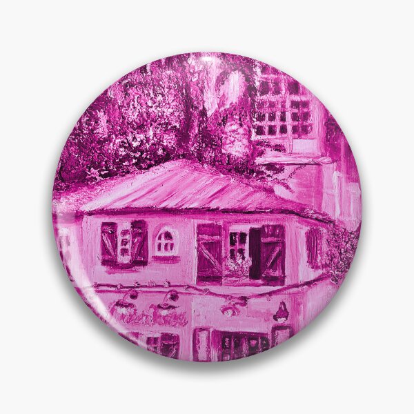 Item preview, Pink La Maison Rose in Montmartre – Pink in Paris Oil Painting designed and sold by larrypnts.