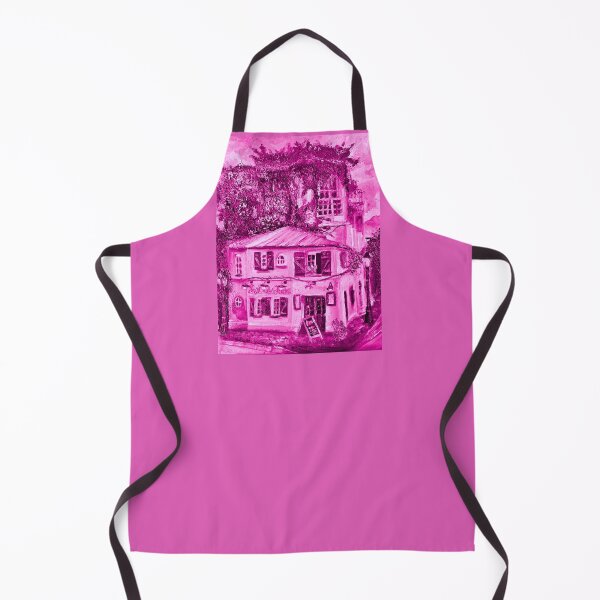 Item preview, Pink La Maison Rose in Montmartre – Pink in Paris Oil Painting designed and sold by larrypnts.