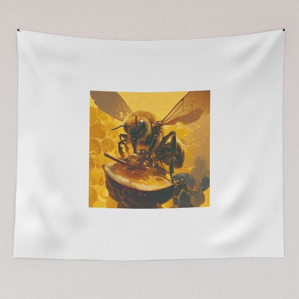 Item preview, Cute Honey Bee Illustration designed and sold by SMARTKIT  DESIGNAGENCY.