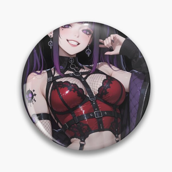 Item preview, Waifu anime cybergoth wall art 1 designed and sold by Planet Utoppia.
