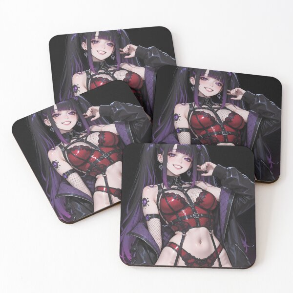 Item preview, Waifu anime cybergoth wall art 1 designed and sold by Planet Utoppia.