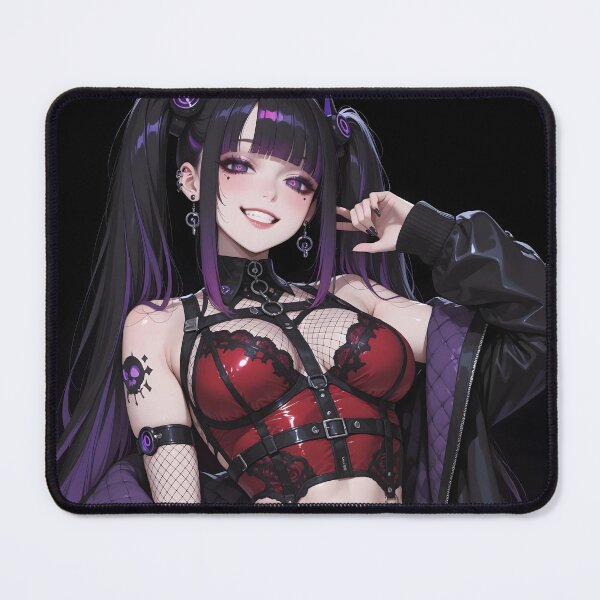 Item preview, Waifu anime cybergoth wall art 1 designed and sold by Planet Utoppia.