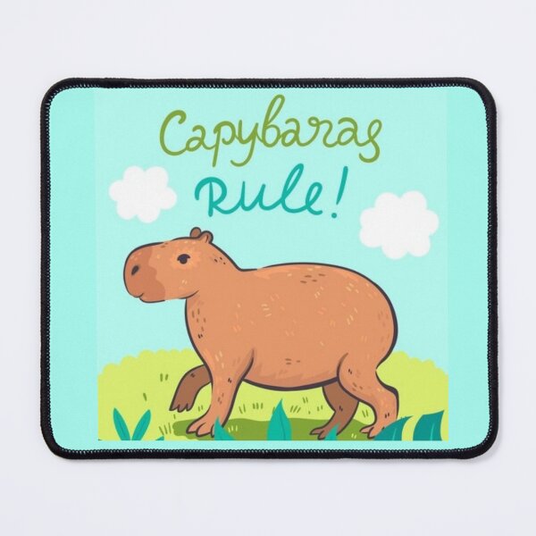 Item preview, Capybaras Rule designed and sold by kawaiistudio.