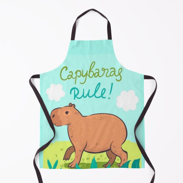 Item preview, Capybaras Rule designed and sold by kawaiistudio.