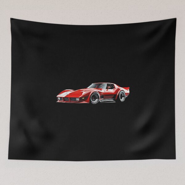 Item preview, Red C3 Corvette  designed and sold by TheArtOfCar.