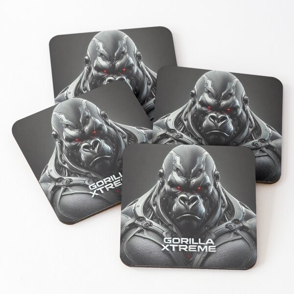 Item preview, Gorilla Cyborg Xtreme - Supreme Strength Fitness T-Shirt designed and sold by FusiTink.