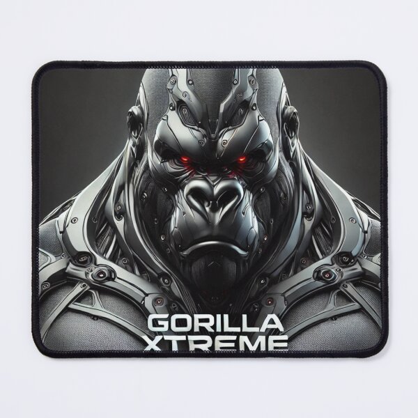 Item preview, Gorilla Cyborg Xtreme - Supreme Strength Fitness T-Shirt designed and sold by FusiTink.