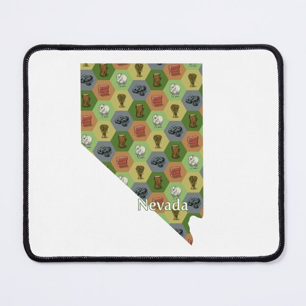 Item preview, Classic Board Game Resource Map of Nevada with State Name designed and sold by adamkenney.