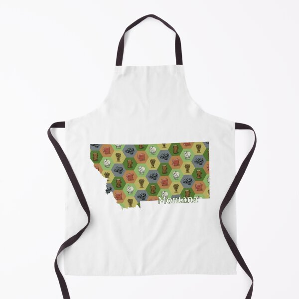 Item preview, Classic Board Game Resource Map of Montana with State Name designed and sold by adamkenney.