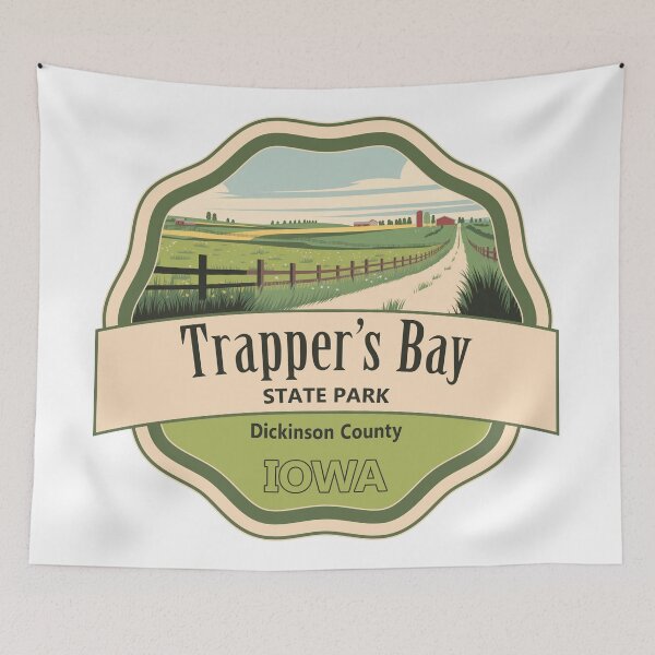 Item preview, Trapper's Bay State Park, Dickinson County, Iowa designed and sold by Wanderful-roads.