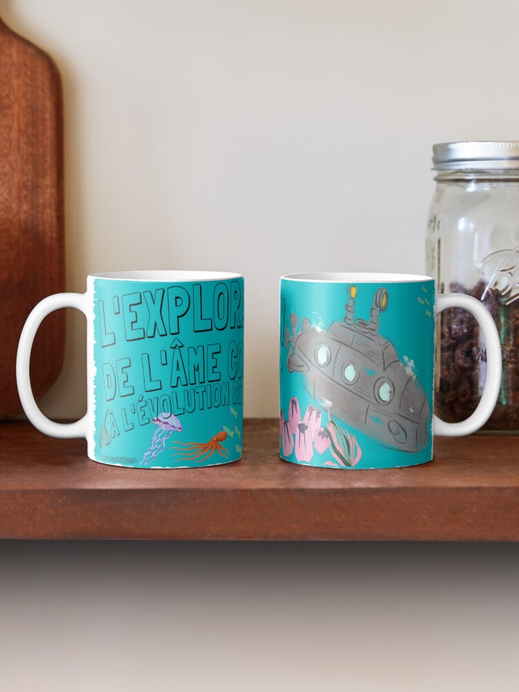 Aperçu 2 sur 6. Mug à café avec l'œuvre Bumper - N°11 créée et vendue par Vinidal.