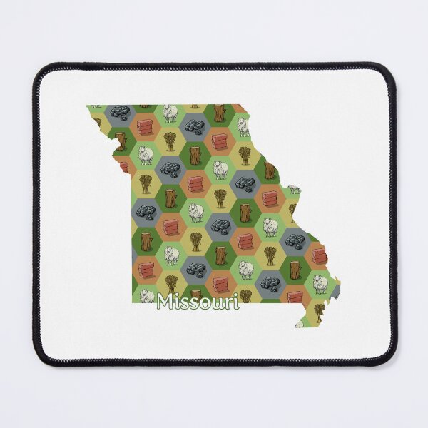 Item preview, Classic Board Game Resource Map of Missouri with State Name designed and sold by adamkenney.