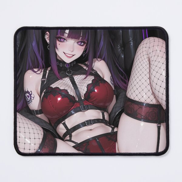 Item preview, Waifu anime cybergoth wall art 2 designed and sold by Planet Utoppia.
