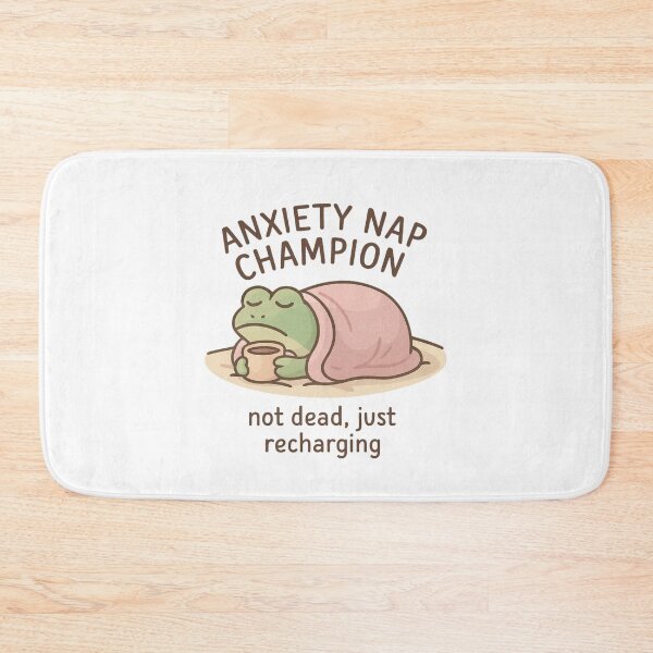 Item preview, Anxiety Nap Champion – “Not Dead, Just Recharging” designed and sold by KazyWeeb.