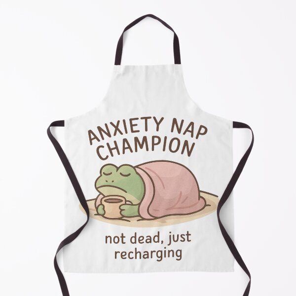 Item preview, Anxiety Nap Champion – “Not Dead, Just Recharging” designed and sold by KazyWeeb.