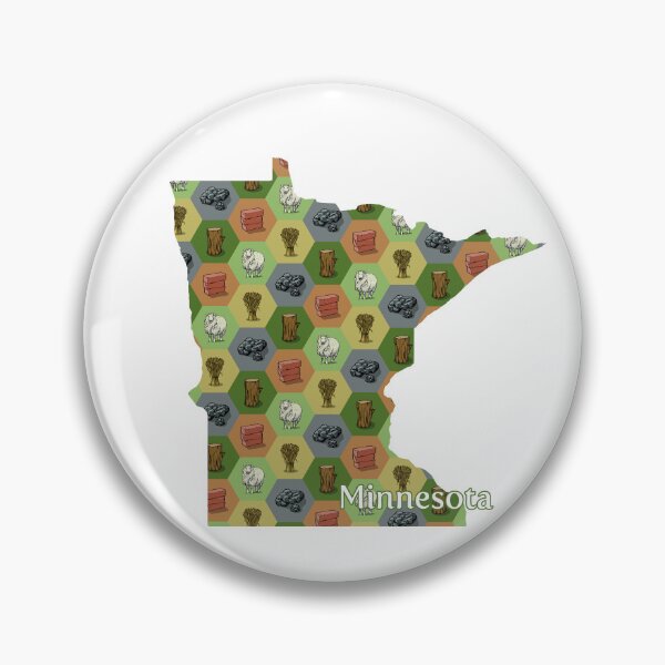 Item preview, Classic Board Game Resource Map of Minnesota with State Name designed and sold by adamkenney.