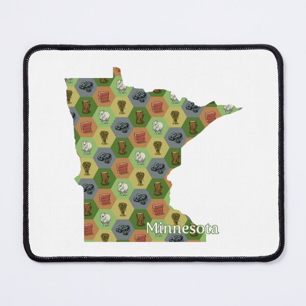 Item preview, Classic Board Game Resource Map of Minnesota with State Name designed and sold by adamkenney.