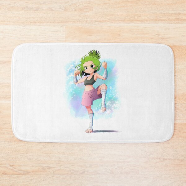 Item preview, Green haired Muay Thai girl designed and sold by Studio Kaos Designs.