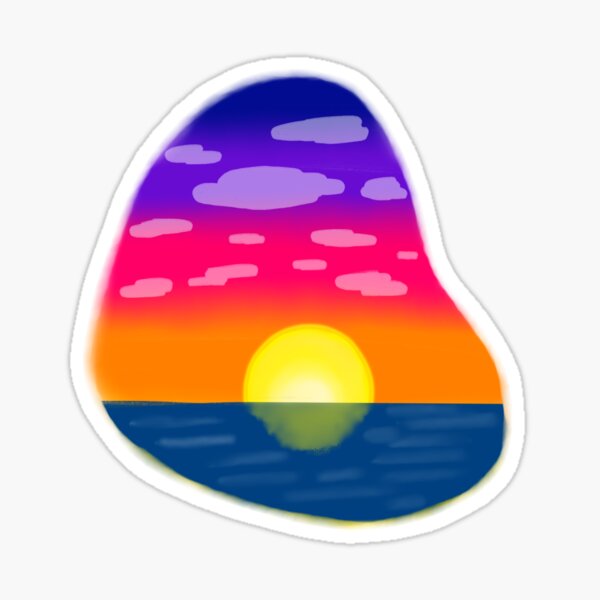 Item preview, Sunset Over the Sea designed and sold by BerryCraft.