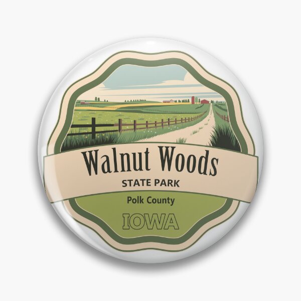 Item preview, Walnut Woods State Park, Polk County, Iowa designed and sold by Wanderful-roads.