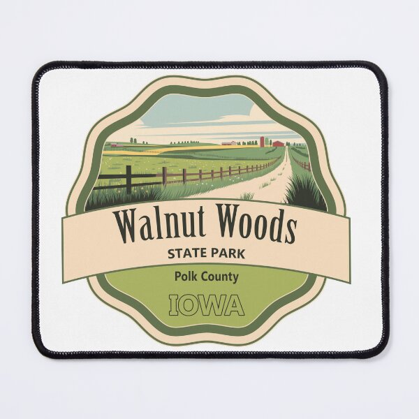Item preview, Walnut Woods State Park, Polk County, Iowa designed and sold by Wanderful-roads.