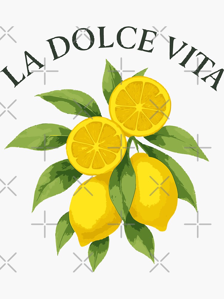 Limoncello La Dolce Vita Italian Lemon Sweatshirt | UK