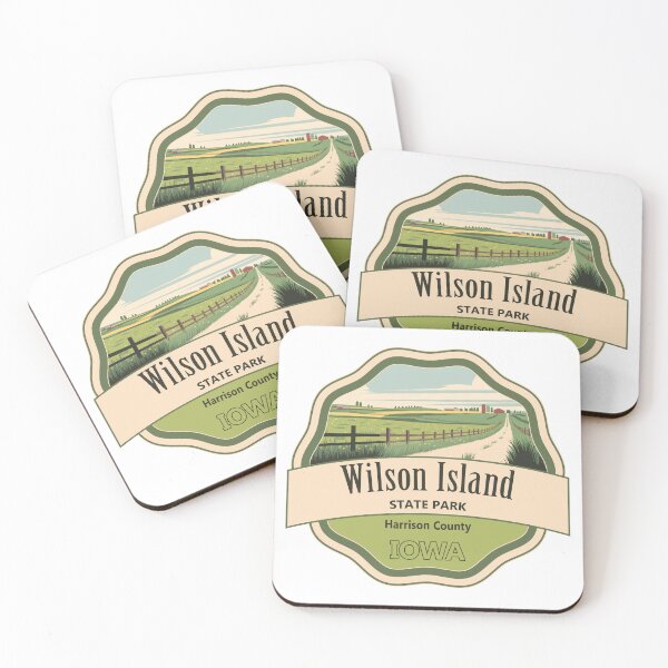 Item preview, Wilson Island State Recreation Area, Harrison County, Iowa designed and sold by Wanderful-roads.
