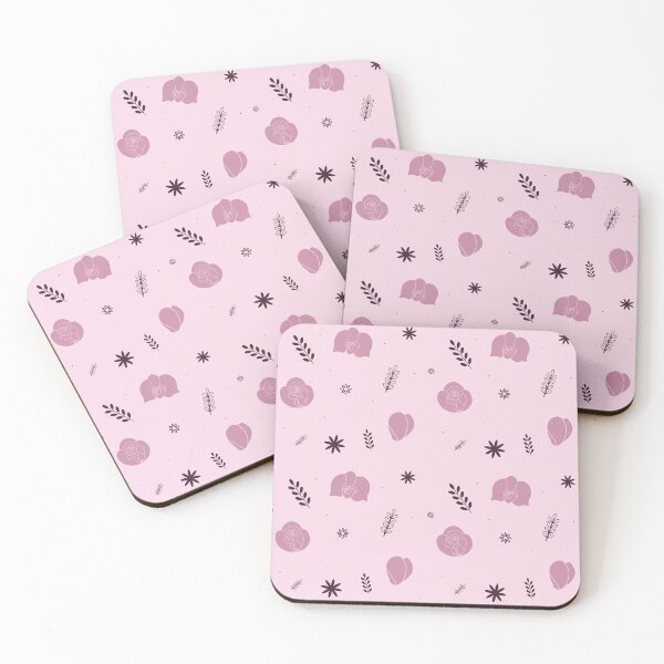 Item preview, Floral pattern in pink tones designed and sold by Tsvirish.