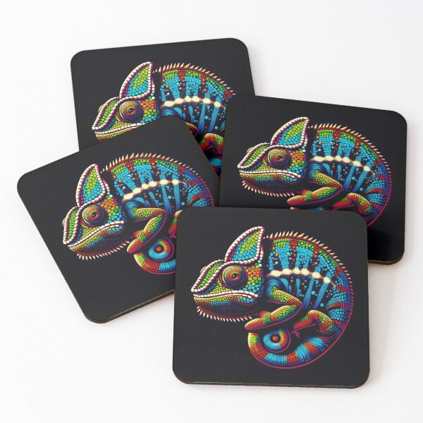 Item preview, Colorful chameleon designed and sold by Dogandesighn.