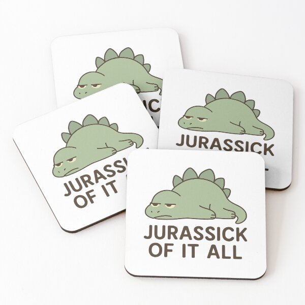 Item preview, Jurassick of It All – Tired Dino Mood Design designed and sold by KazyWeeb.