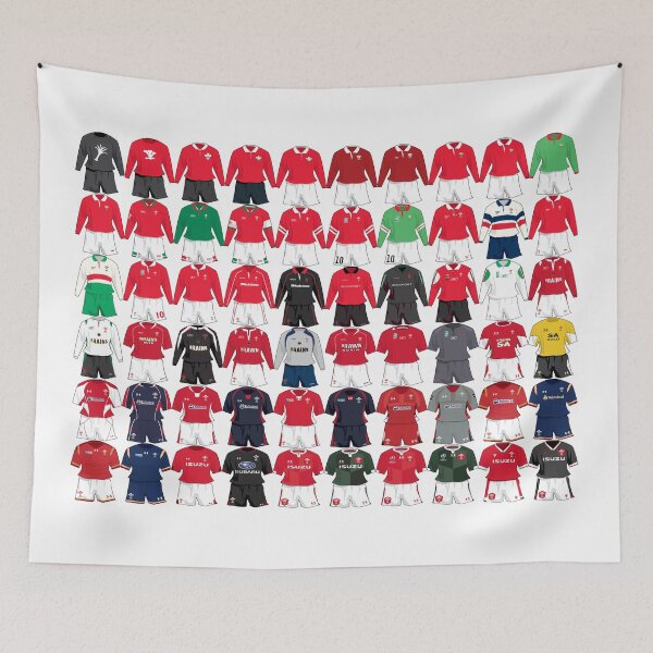Item preview, Welsh Rugby kits designed and sold by Anne Cakebread.